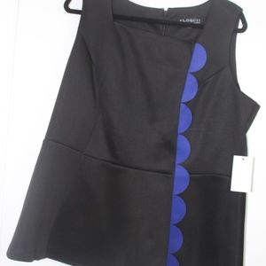 Eloquii Blouse with Scallop Detail